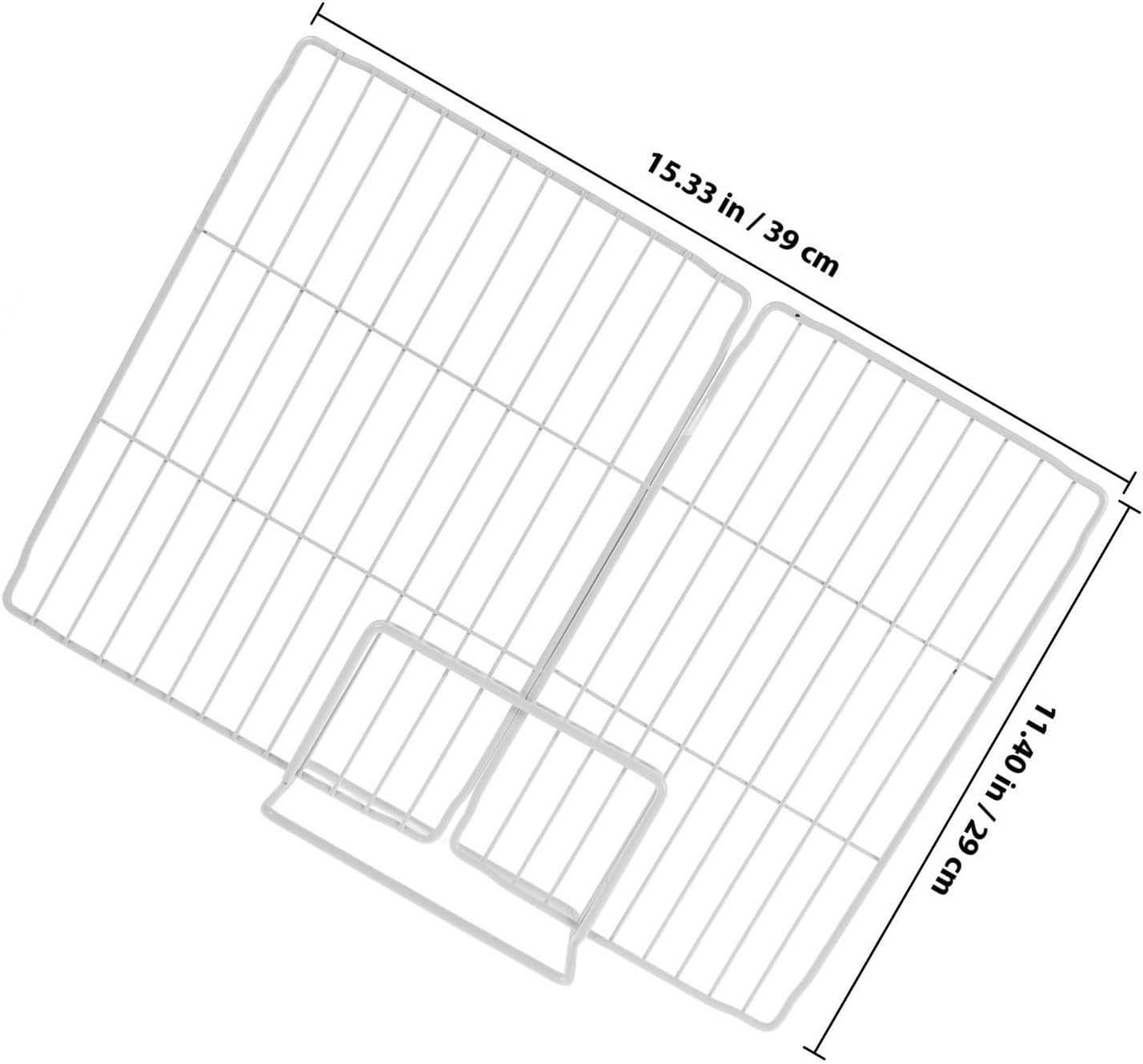 Iron Fridge Shelf Dividers for Freezer Organization and Classification