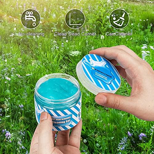 Car Cleaning Gel For Car Cleaning Kit Car Slime For Cleaning Car Putty Car Cleaning Putty For Car Interior Cleaner Dust Gel Cleaner For Car Detailing Kit Car Accessories Keyboard Cleaner (Blue) #TOP6