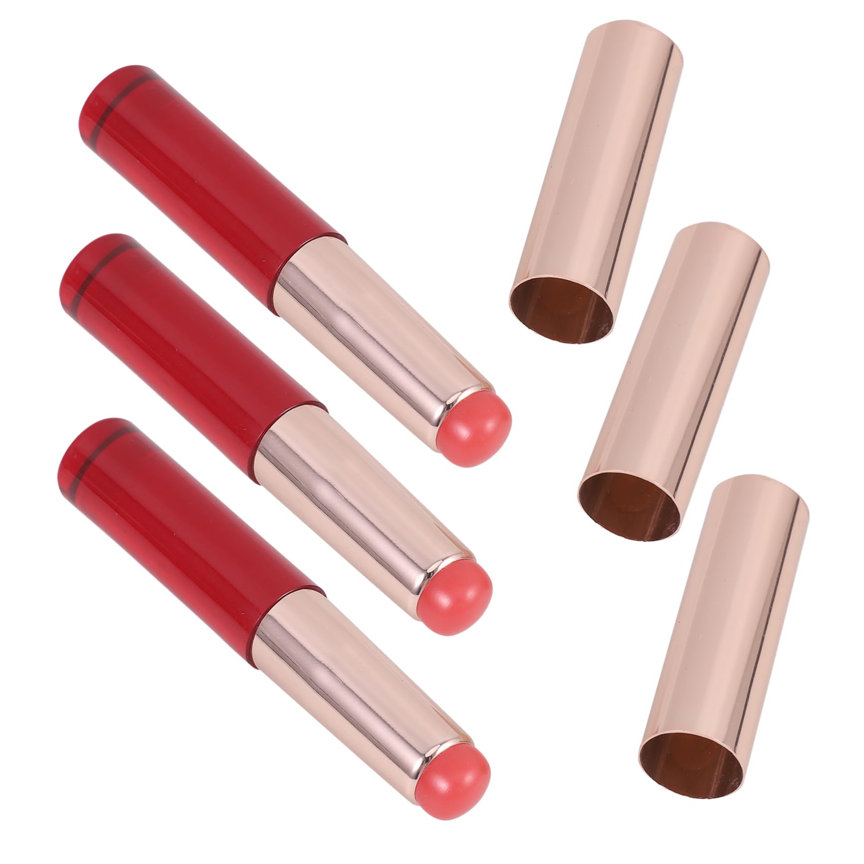 HAPINARY Lip Brush Lipstick Makeup Tool 3 Pack Retractable Lip Brush Set Portable for Women