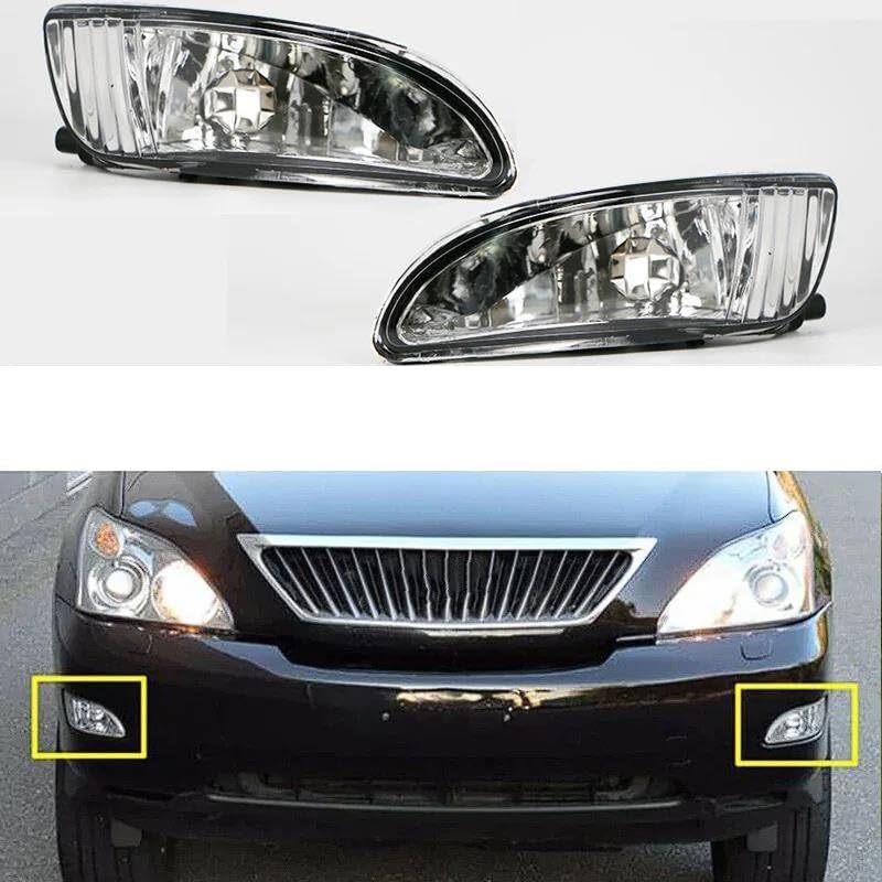Ensemble phares antibrouillard avec ampoule LED droite pour feu avant de jour Lexus RX330