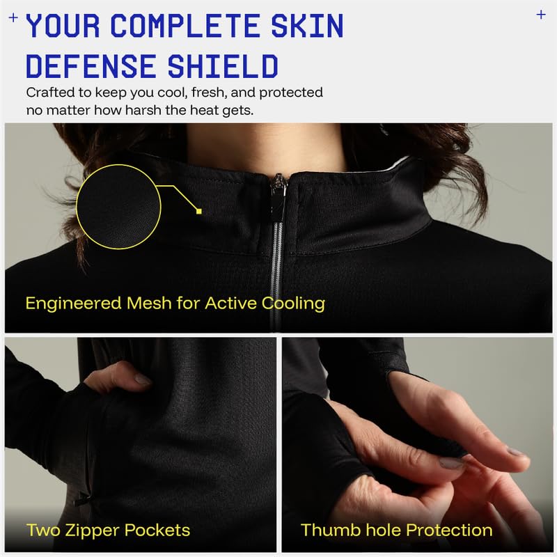 Image of BLUE TYGA SUNSCREEN JACKET Women's Travel Nylon Solid Plain Sports Summer Gym Workout Running Travel Trekking and Sunscreen Jacket for Women Nylon Winter Casual Wear