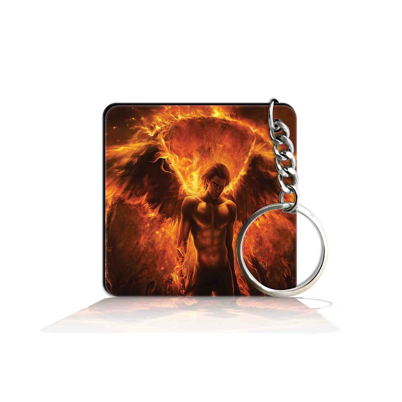 party gift Printed Square Keyring Keychain for Bag Wallet Purse Bike Car Cycle Lock Key House Keys 094-picture-33