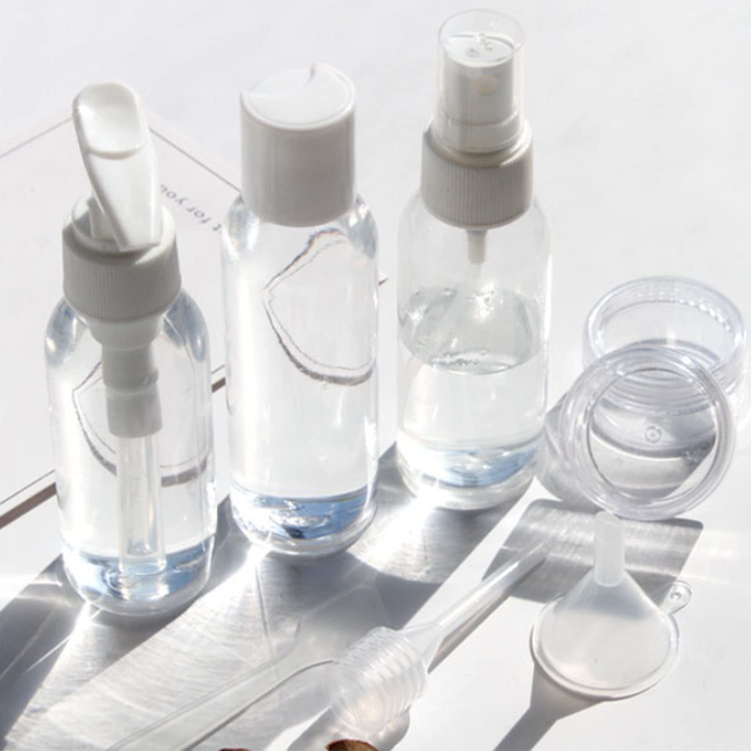 MORICOH 11 PCS Travel Bottles Set including 1 Flight Airport Security Liquid Bag, Travel Accessories - Image 4