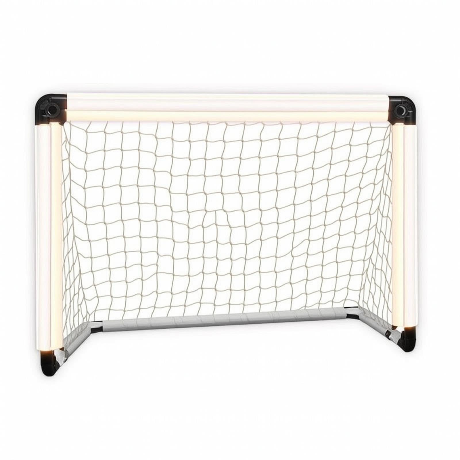 Foldable Soccer Goal Compact Portable Soccer Goal Lightweight Athletic Gear for Kids, Adolescents, Training, Backyard, Outdoor S White-image-47