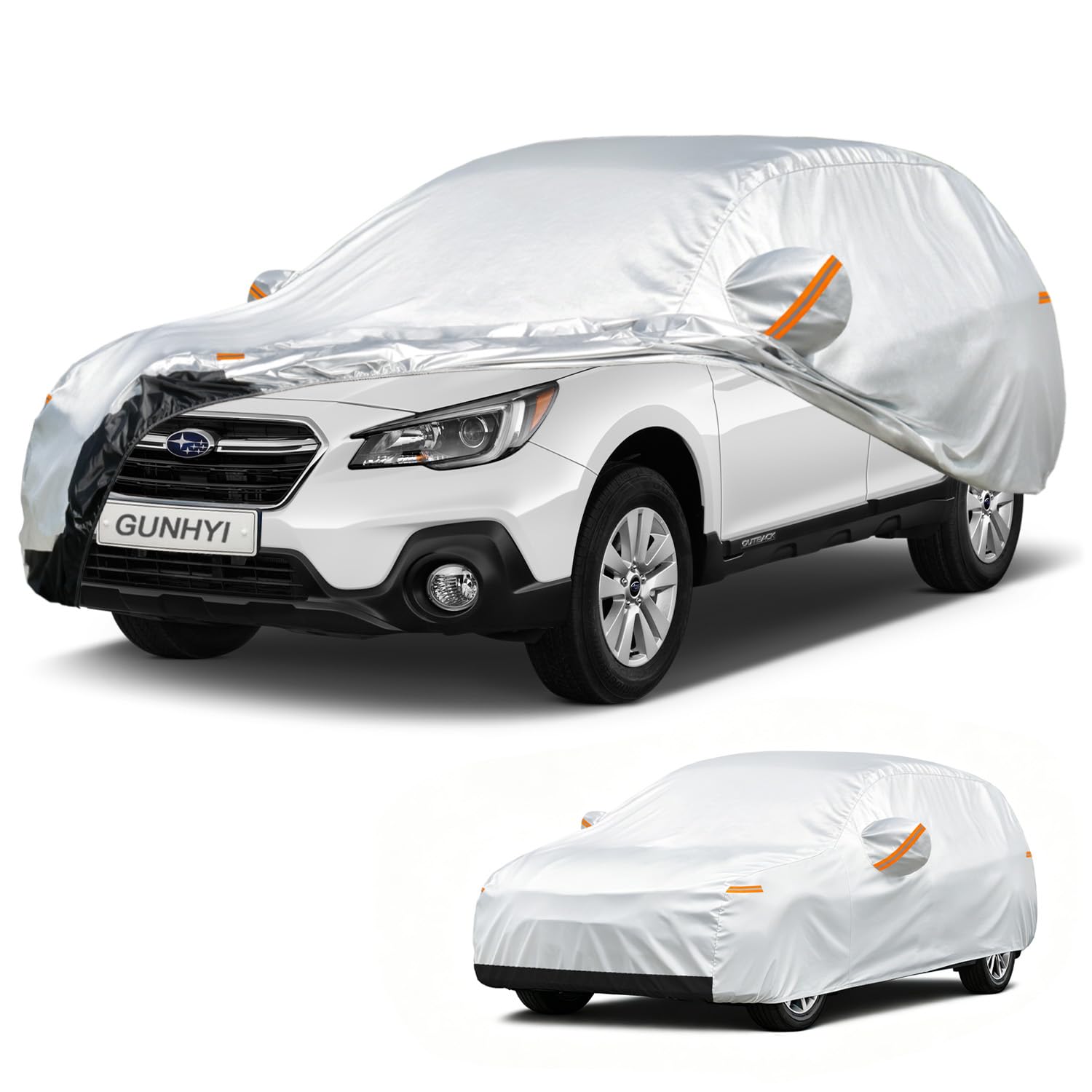 GUNHYI Waterproof SUV Car Cover Custom Fit Subaru Outback (1994-2026) | All-Weather outdoor sun/rain/dust/snow protection, durable breathable Oxford fabric, soft paint-safe, cover for Automobiles.