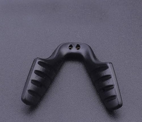 BEHLINE - Almohadillas para la nariz de puente de sillín de repuesto, antideslizantes, suaves, antideslizantes, para lentes de nariz, en forma de U,