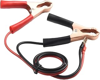 40 * 32 mm 2 Pieces Car 50AMP Battery Inverter Wire Power Transfer -Alligator Clip for -Alligator Clip Ring Terminal Hole Size