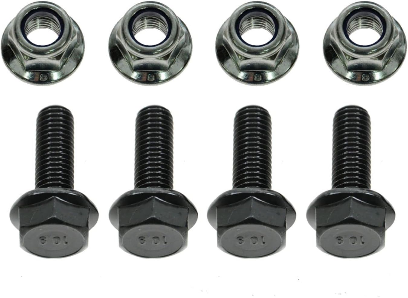 TRQ Rear Leaf Spring Shackles & Brackets Repair Kit Set for 1986-2008 Ford Ranger / 1994-2007 Mazda B-Series Pick Up Truck New
