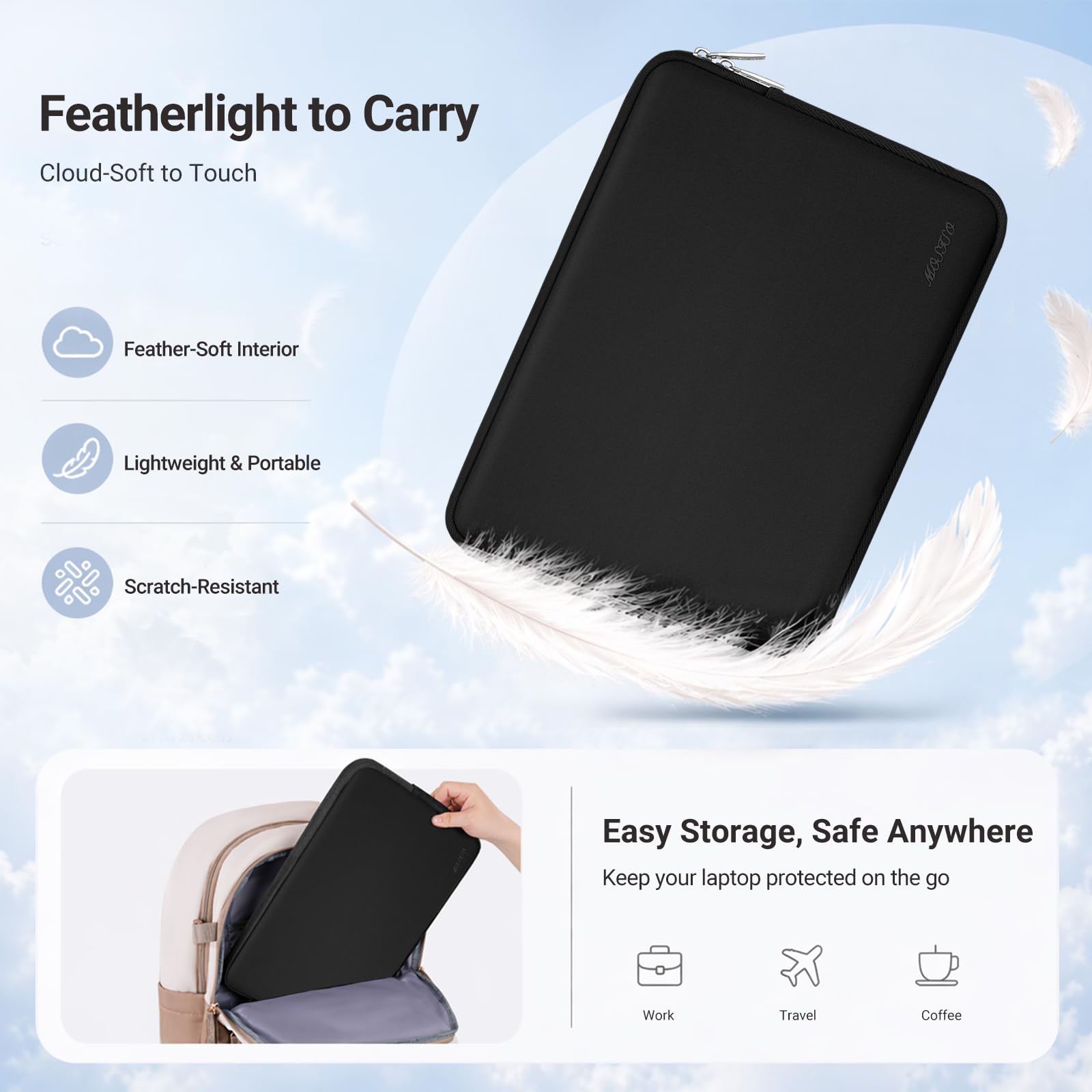 Amazon.com: MOSISO Laptop Case 12.3 inch, 11.6-12.3 inch Laptop