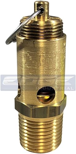 Miniatura 2 de Nuevo 1/2 "NPT 200 PSI compresor de aire de seguridad alivio válvula de presión tanque pop off