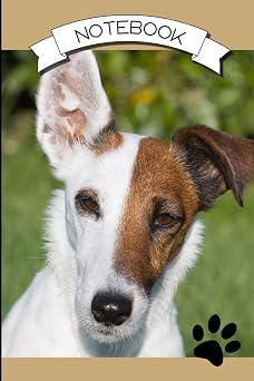 Notebook Smooth Fox Terrier | Dog 100 lined pages with illustrations