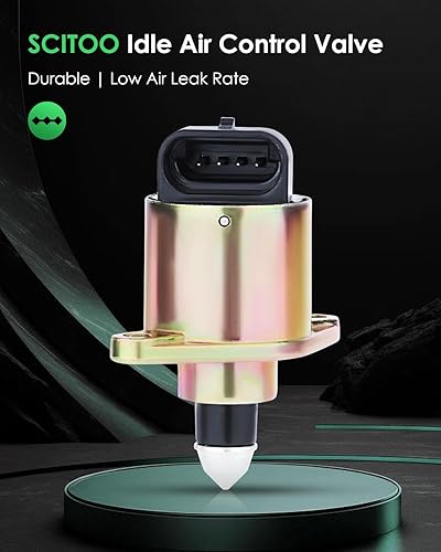 Miniatura 2 de SCITOO Válvula de control de aire de ralentí compatible con Jeep para Cherokee 4.0l 87-90, para Jeep para Comanche 4.0l 87-90, para Jeep para