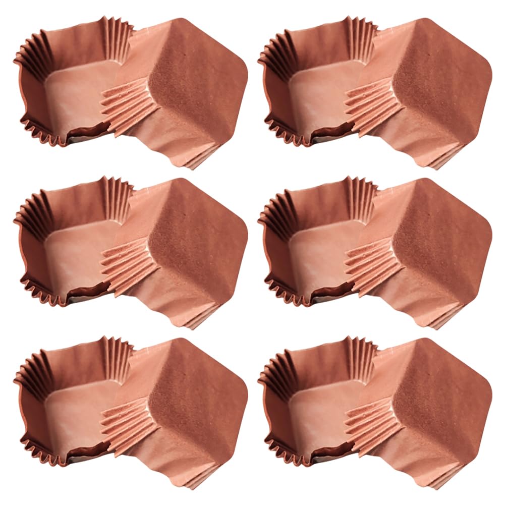FSSTUD 1000 Pcs Small Square Cupcake Liner Holders Mini Baking Cups Paper Muffin Liners Wedding Cupcake Wrappers Cases Party Dessert Snack Liners Decorative Cup Cake Liners for Bridal Shower Coffee
