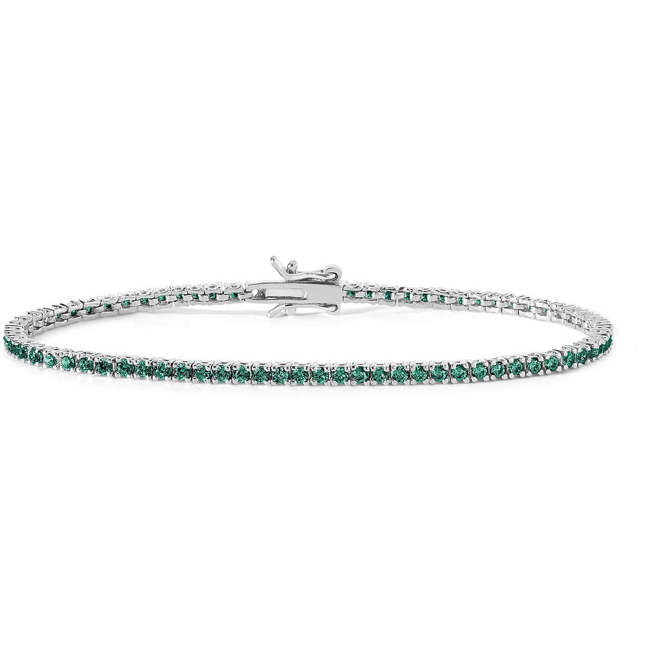 Bracciali Tennis Comete Gioielli Bracciale Tennis Argento e Zirconi Rossi Comete