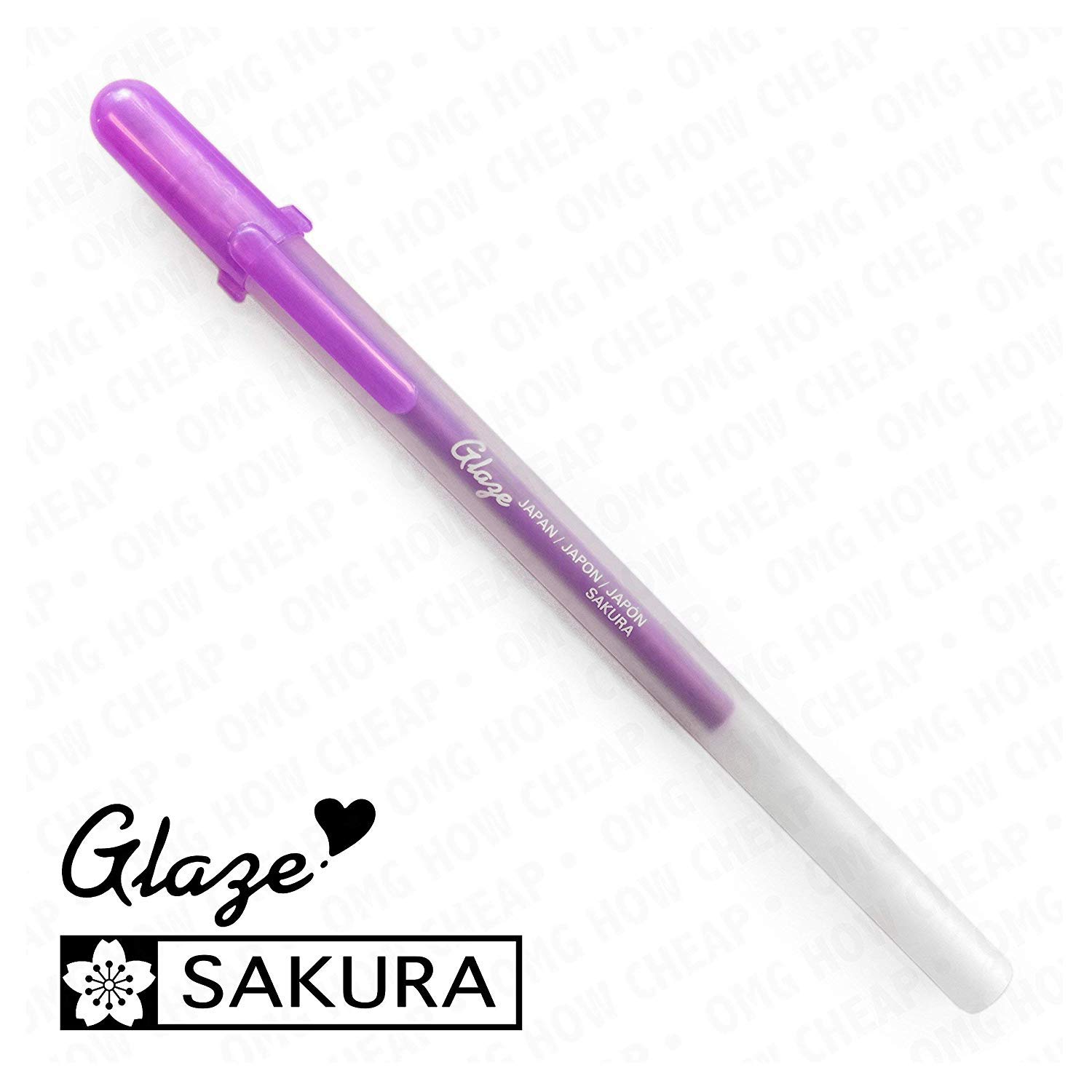SAKURAGlaze - 3D Glossy Bold Roller Pen - Single - Purple #824