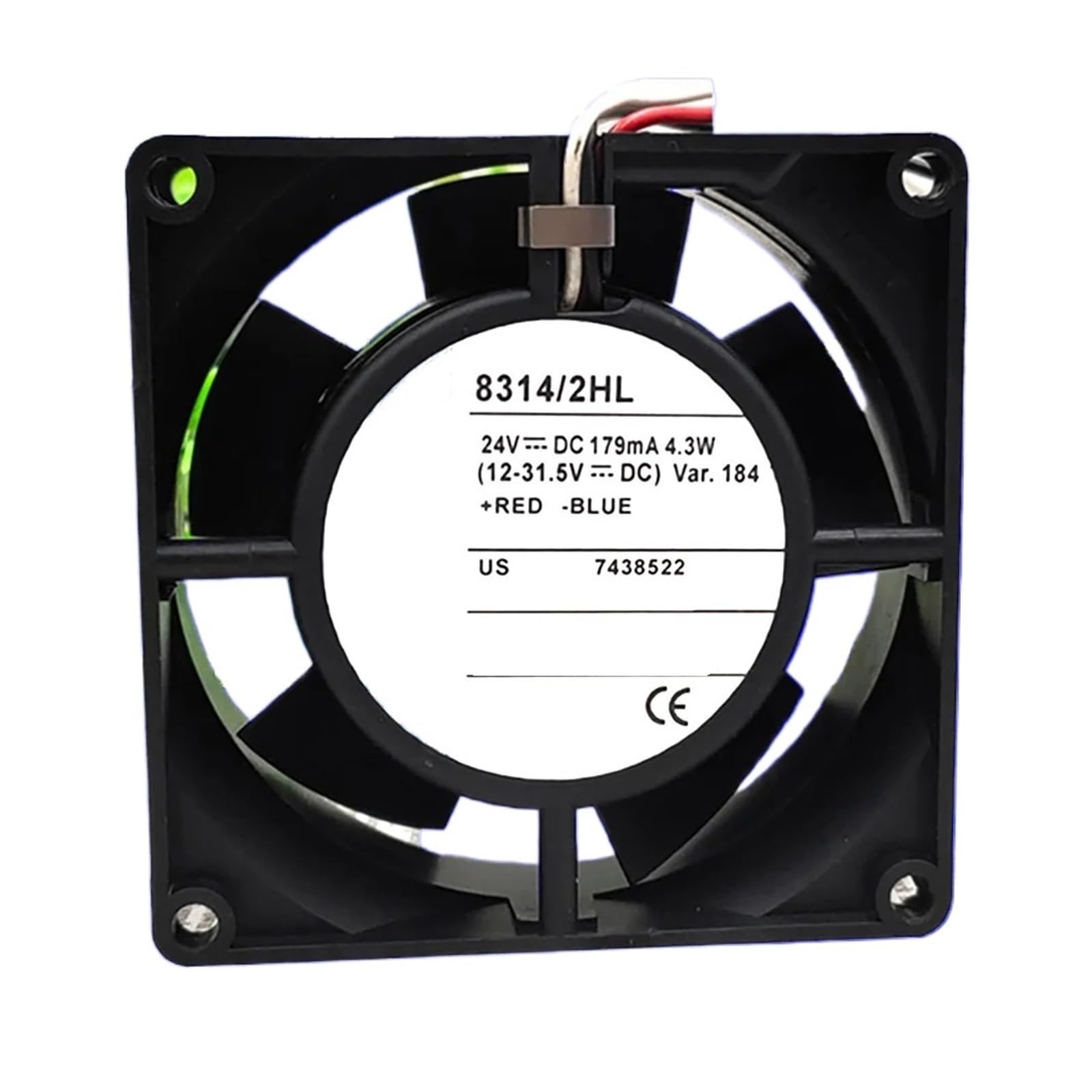 OKEWGHFL 8314/2HL 24VDC 4.3W COOLING FAN 8032 80 x 80 x 32 mm