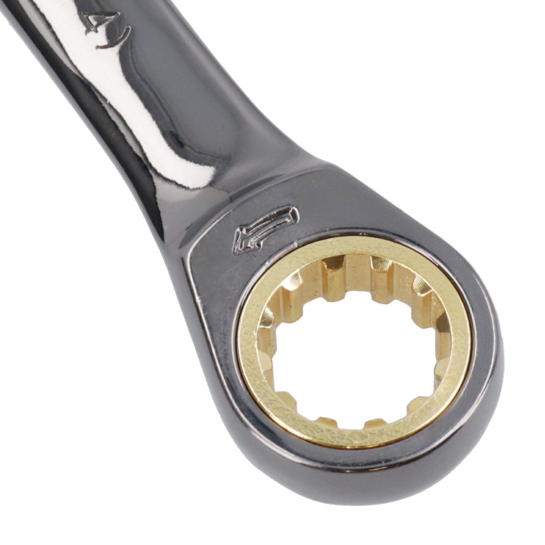 AB Tools Narzędzia Metric + SAE klucz płasko-oczkowy z grzechotką, zestaw kluczy płasko-oczkowych 10 – 19 mm 3/8'' – 3/4''