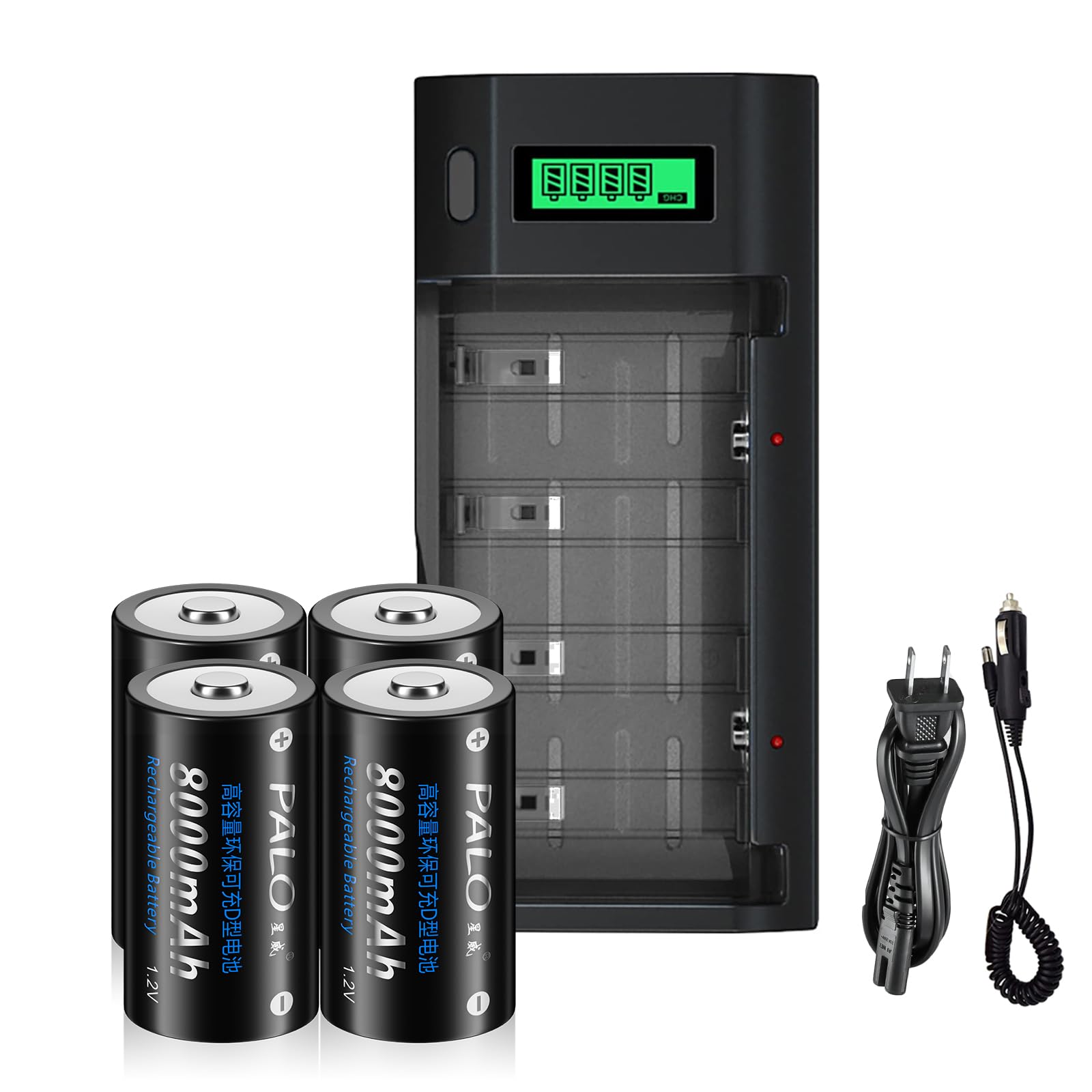 Palowextra D Batteries with Charger
