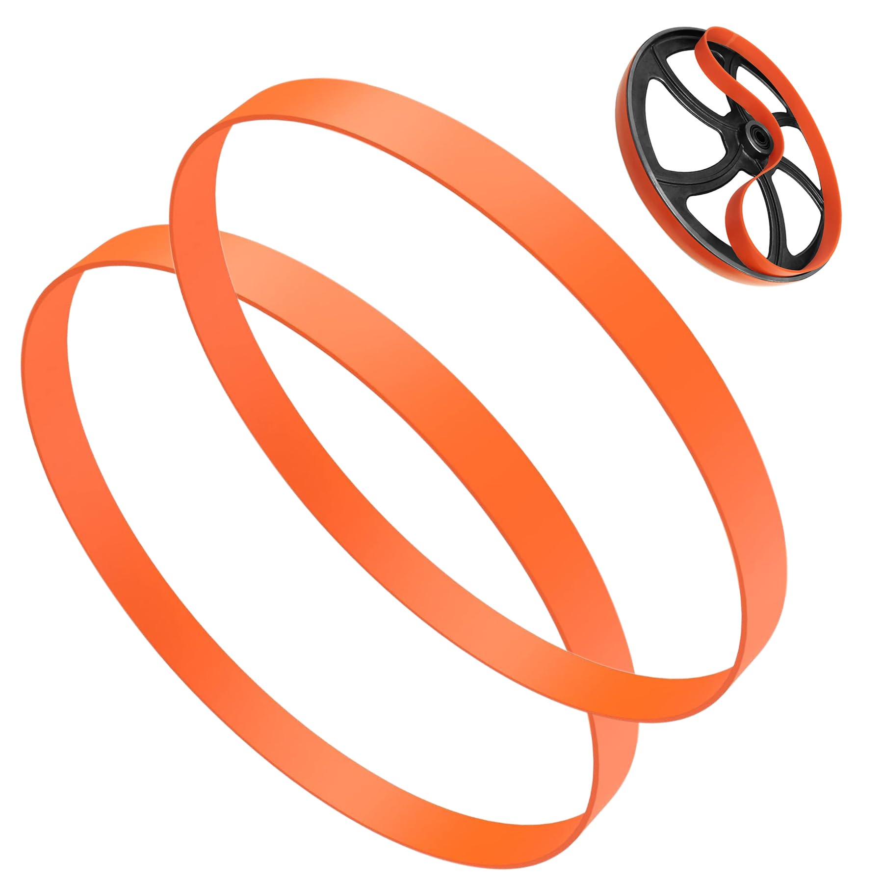 14 inch x 1 inch x .095 inch Band Saw Tires Replacement for 14" Delta 905145, Craftsman 3AD92501, Grizzly G0457 G0555 G0555P G0555X, Jet JWBS-14DXPRO JWBS-14CS JWBS14OS PWBS-14 PWBS-14CS (2/Pack)