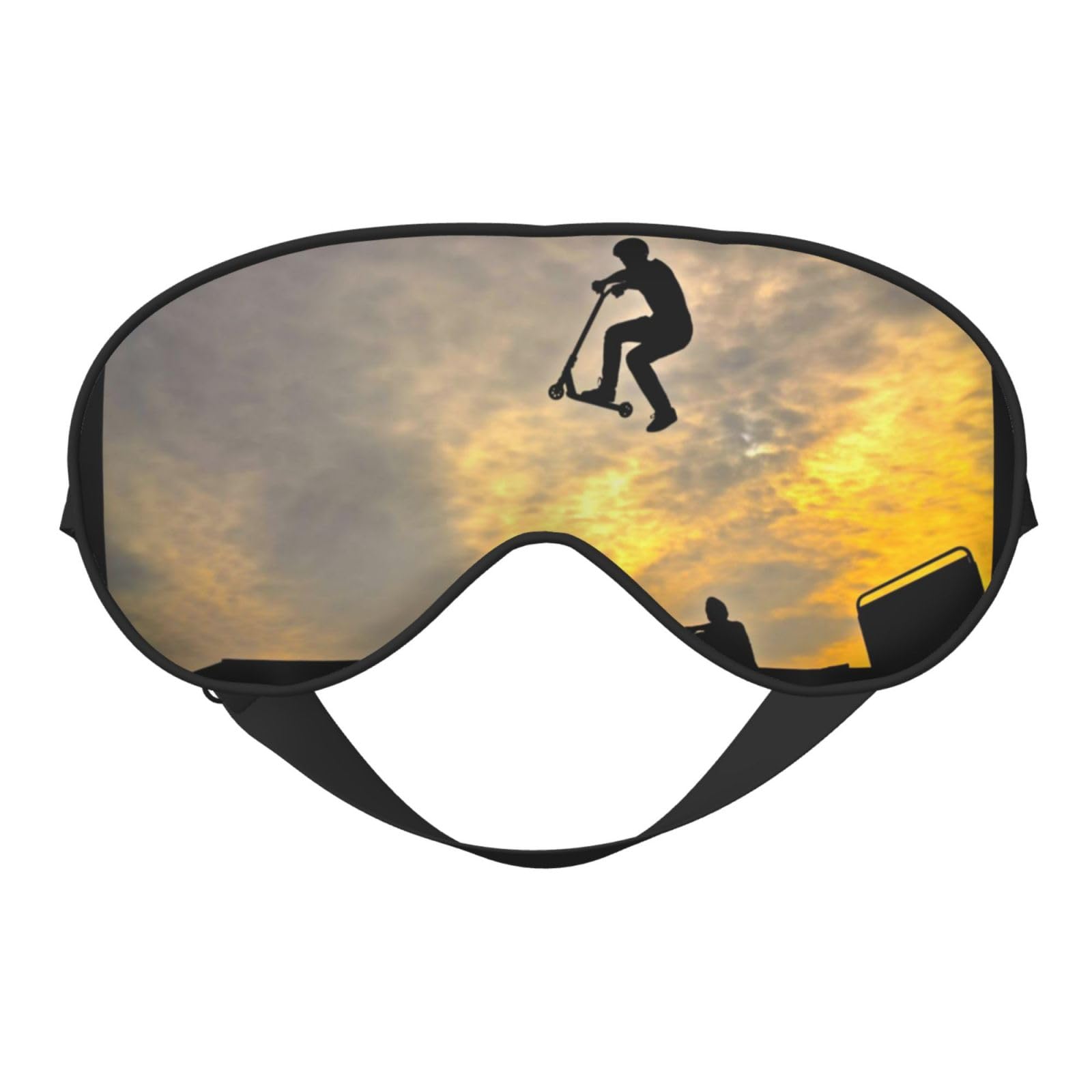 Sleep Mask Scootering Breathable Blackout Eye Mask for Women Men Shade Cover Sleeping Eye Cover