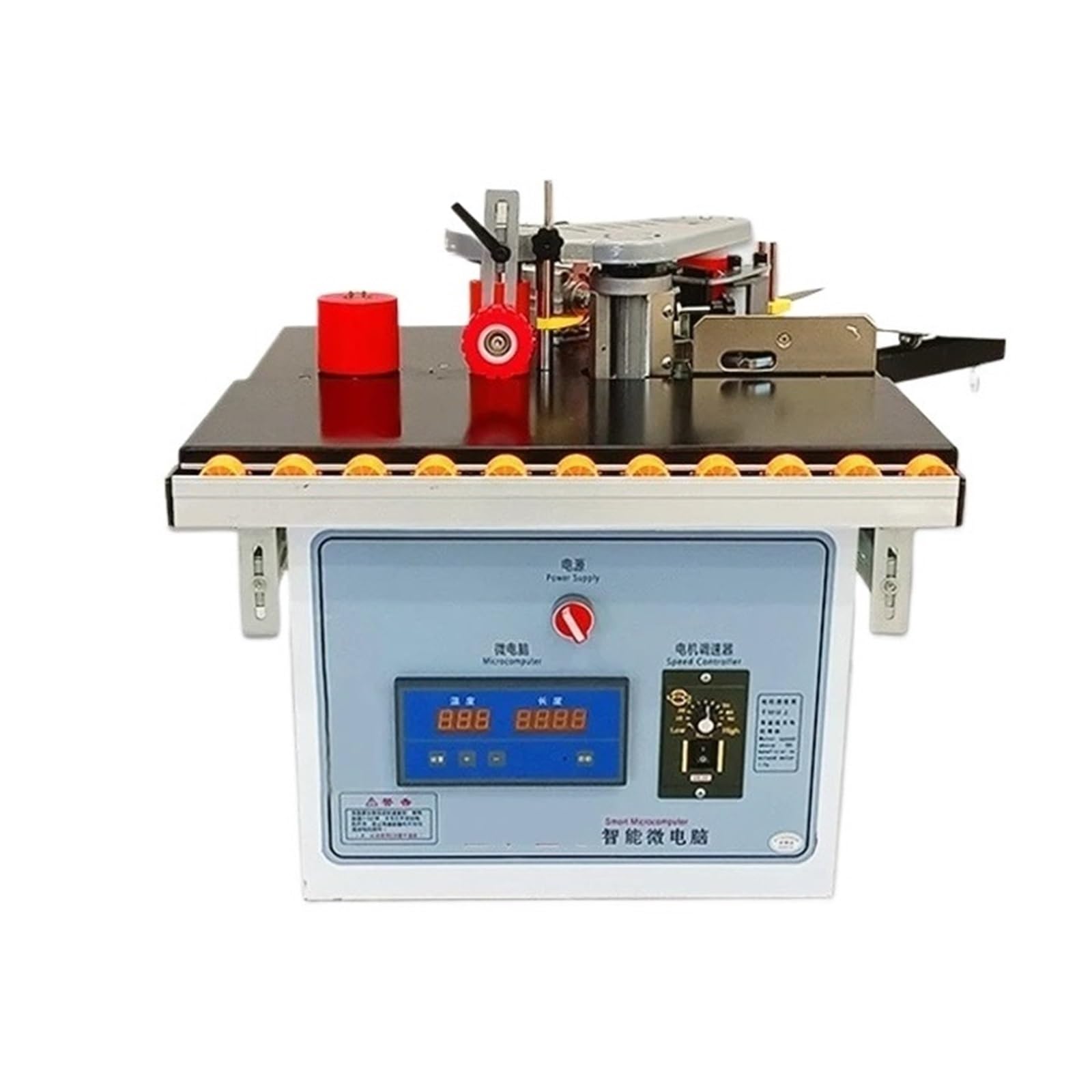 Portable Double Side Gluing Woodworking Banding Machine Edge Bander for Wood Based Panels Machinery Speed and Efficiency Improvement(Package11)
