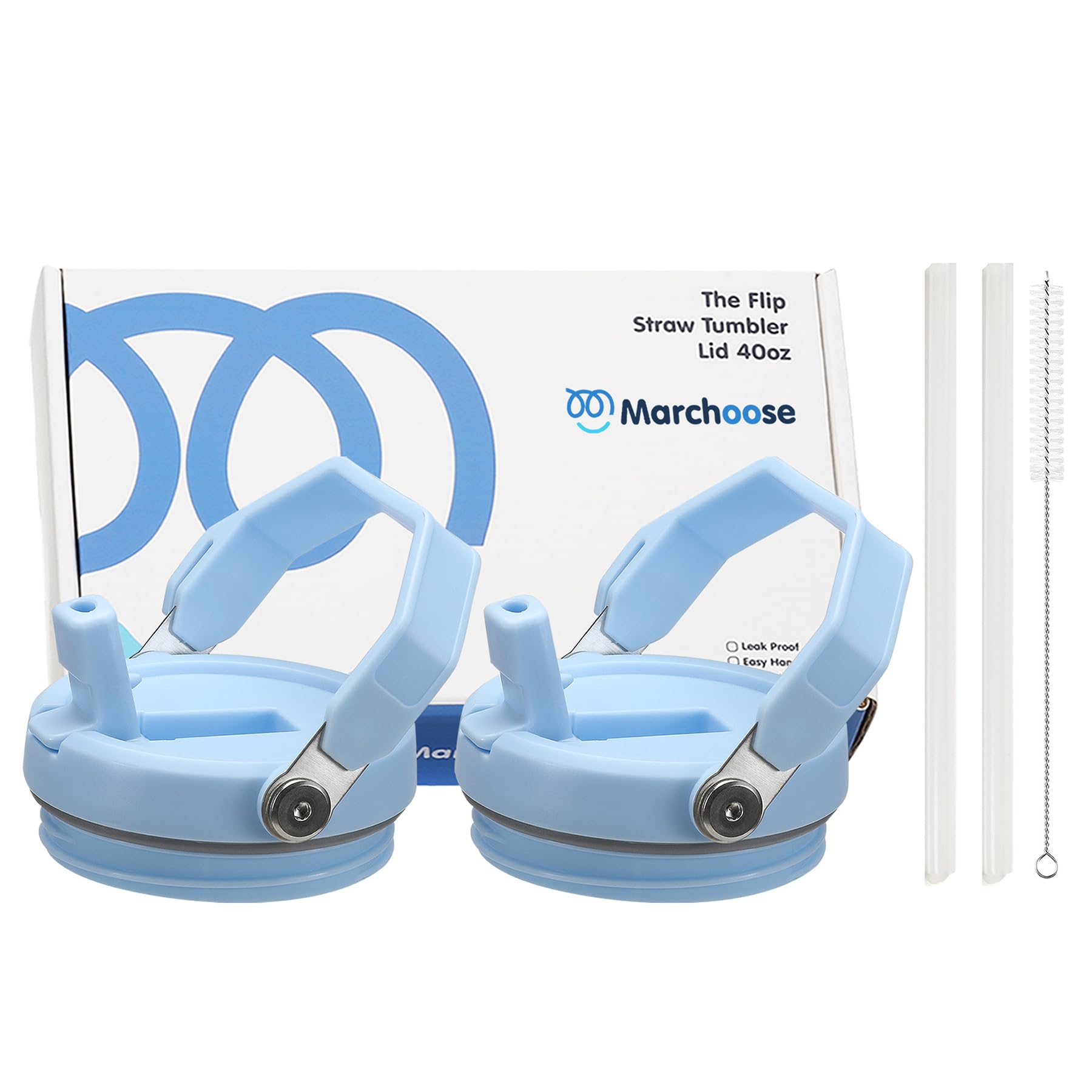 Amazon.com | Marchoose 2 Pcs Tumbler Flip Straw Lid Replacement  