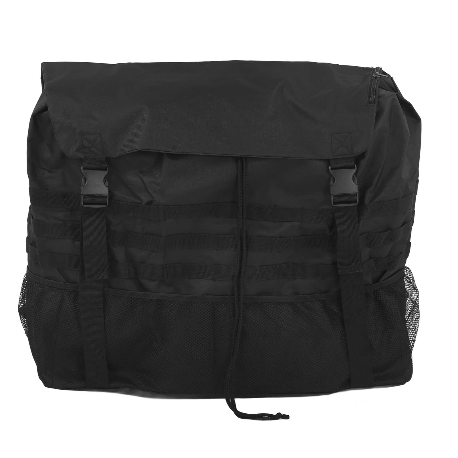 Rayrit Spare Tire Trash Bag, Multifunctional Portable Storage Bag, Large Capacity Oxford Cloth Wears Resistant Adjustment Buckles Heavy Duty Car Storage Bag for Outdoor Travel(Black)