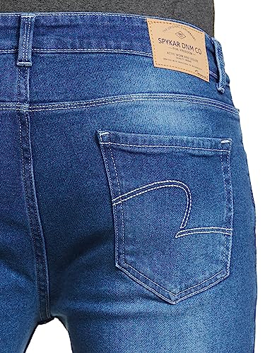 Image of Spykar Men's Slim Fit Low-Rise Jeans