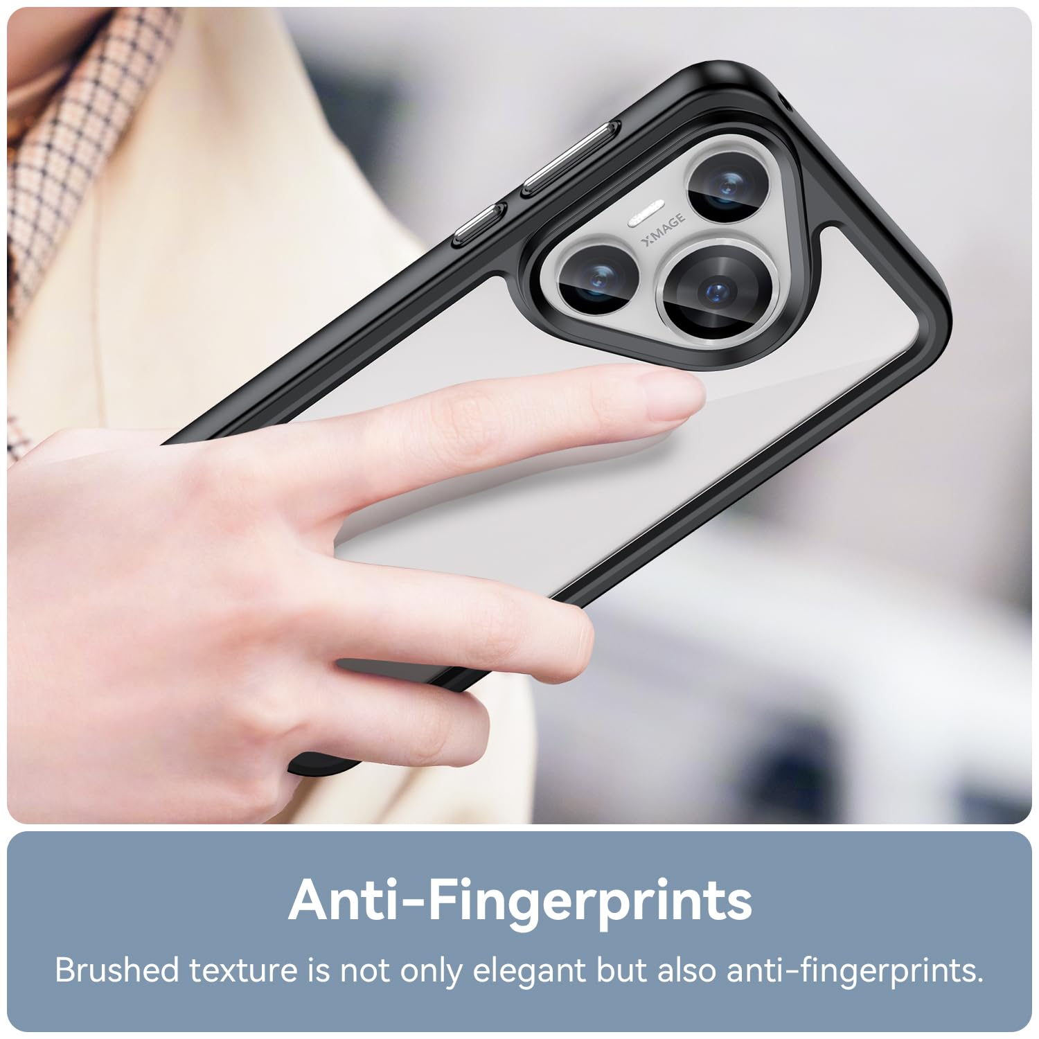 GIOPUEY Magnet-Handyhülle Für Huawei Pura 70 Ultra – MagSafe-kompatibel, Transparent, Stoßfest – Mit N52-Magnet