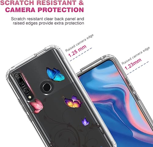 Miniatura 2 de Vavies Funda para Y9 Prime 2019Honor 9XP Smart Z con protector de pantalla de vidrio templado, cuerpo completo transparente con protección de diseño