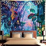 wandteppich mandala grau [Multifunktionale Wandteppich] Trippy Wandteppiche können als Wanddekorationen, Tischdecken, Sofabezüge, Vorhänge, Raumteiler und Yogamatten verwendet werden. Die psychedelischen Wandteppiche dekorieren Ihr Leben und bringen Ihnen ein besseres Leben. Im Freien kann der Wandteppich auch als Picknickmatte, Stranddecke oder Strandtuch verwendet werden.