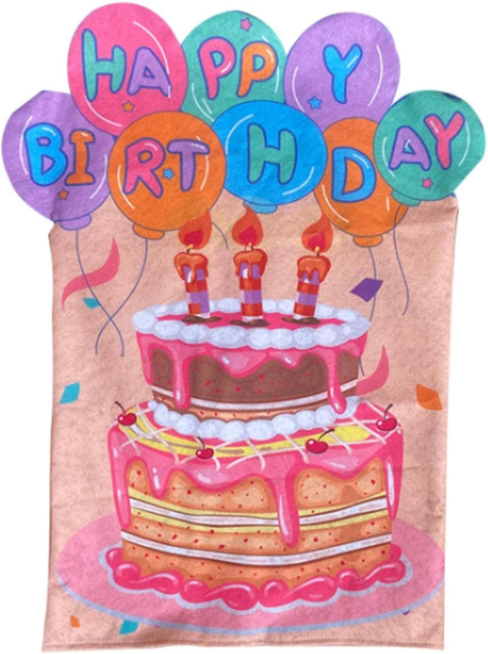 Kids Happy Birthday Chair Cover for Birthday, Home, Classroom, Birthday Seat Cover