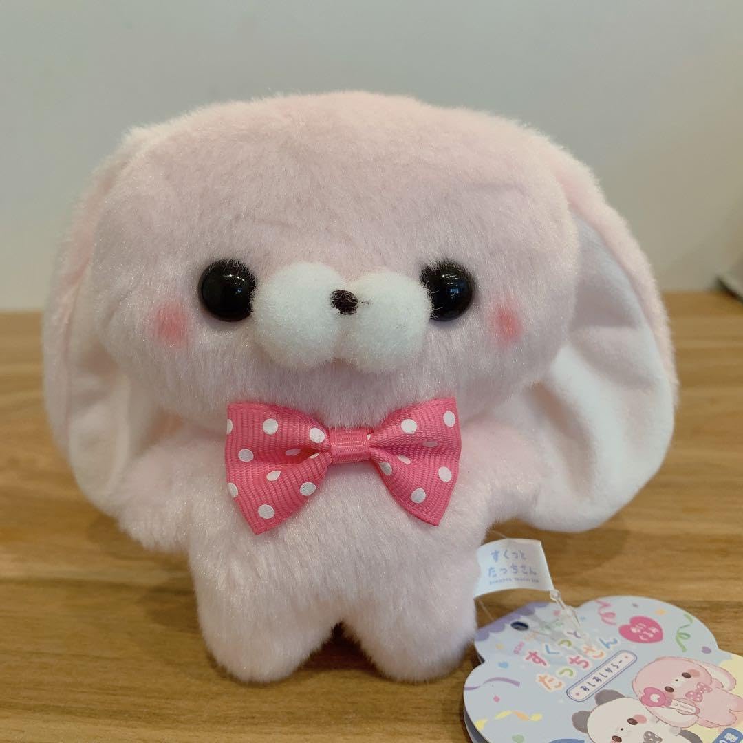 すくっとたっちぬいぐるみおしおしからー