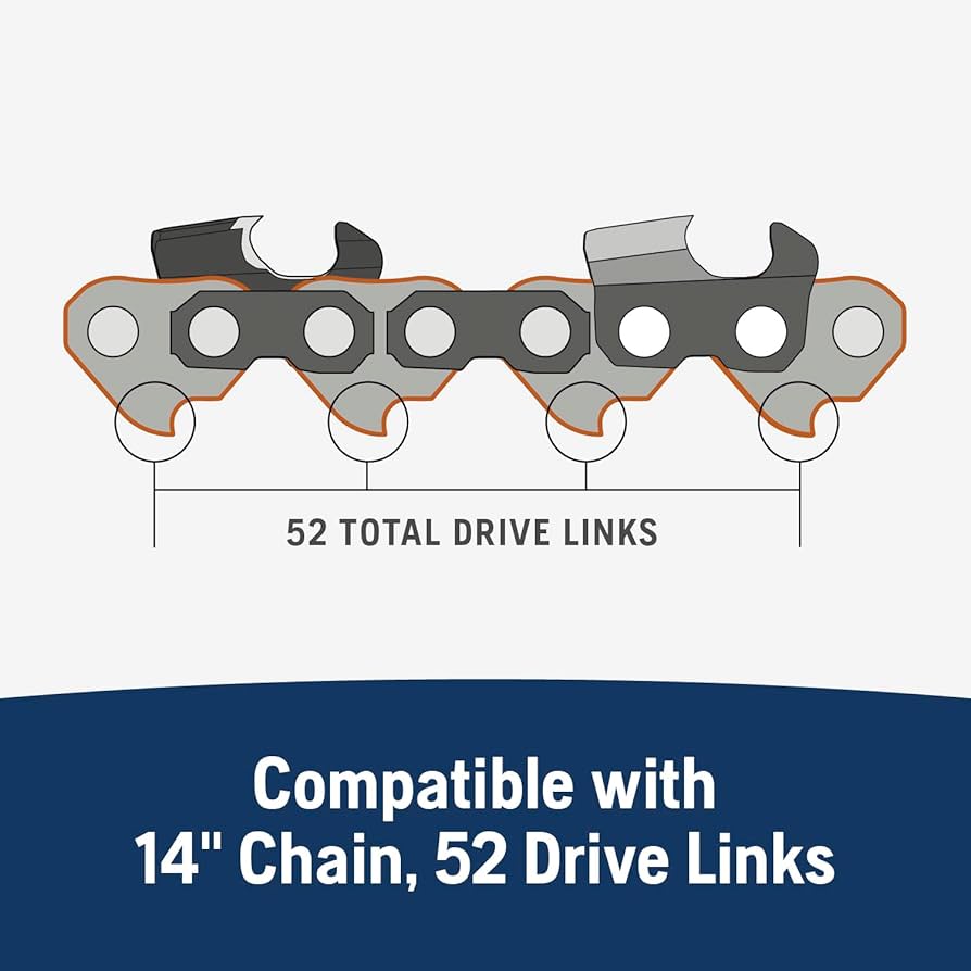 Amazon.com: Husqvarna HL280 14 Inch Chainsaw Bar, 3/8