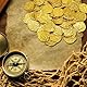 100 Stück Goldmünzen Kinder,Goldmünze,Goldtaler Piratenmünze Piraten,Spielmünzen Schatzsuche,Spielgeld Münzen Gold,Piratenschatz Kindergeburtstag Treasure,Piratenparty Spielzeug Schatz Trésor für Kids