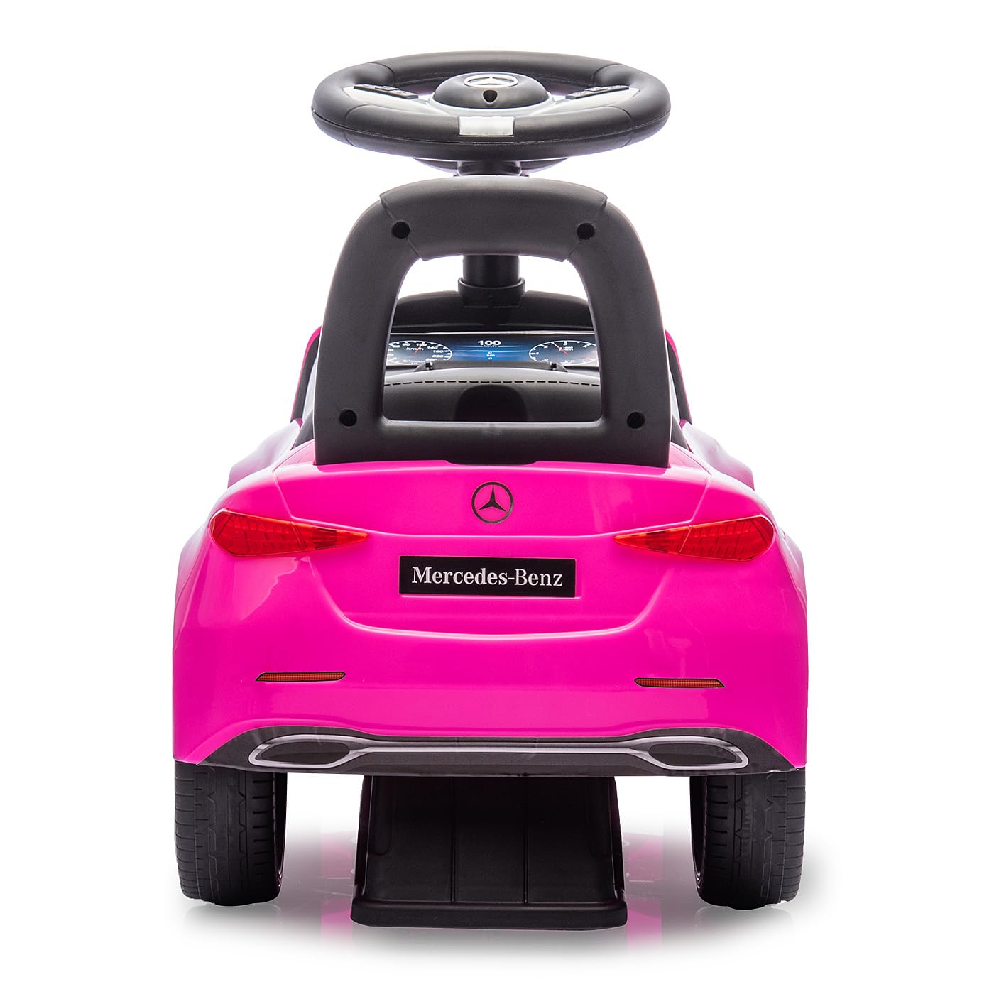 JAMARA 464033 Toboggan Mercedes-Benz Classe C – Voiture Glissante, véhicule pour Enfant intérieur et extérieur, Jouet de Voiture, Cadeau pour Enfants, Protection Anti-basculement, Coffre, klaxon