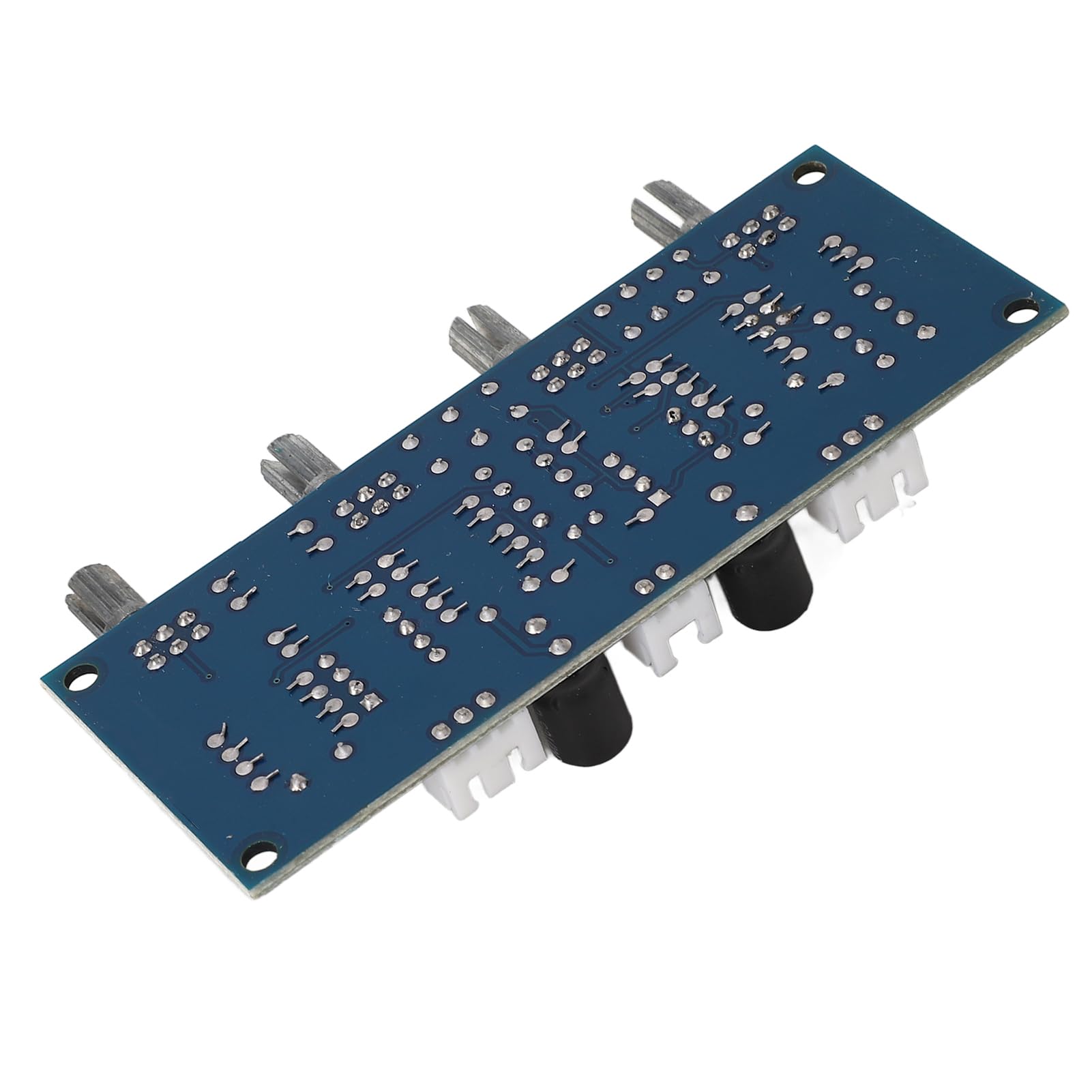 Preamplificatore a Doppio Canale NE5532 Regolazione Bassi Medio-Alti DC 12V-24V