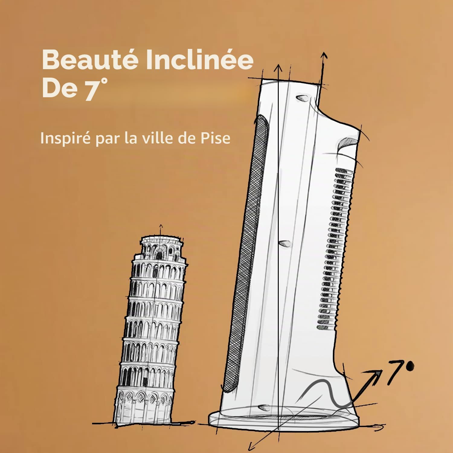 Midea NTH20-19JE Chauffage électrique faible consommation radiateur ventilateur 2000 W technologie céramique silencieuse, 2 niveaux de température, thermostat d'ambiance
