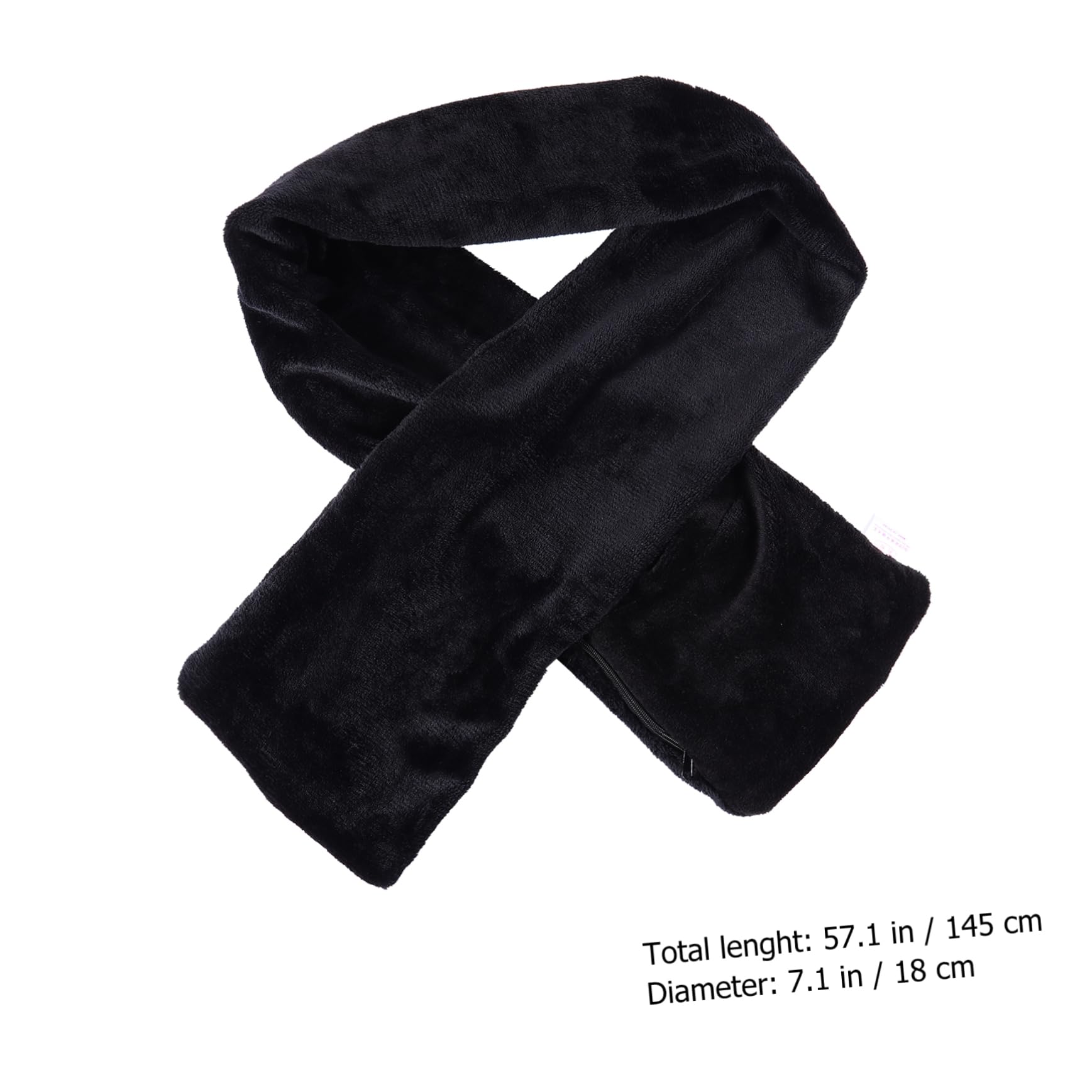 VALICLUD Bufanda Calefactable de Terciopelo Calentada Bufanda Cálida para Invierno Carga USB Cuello