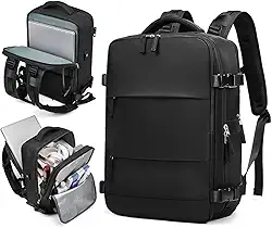 Mochila Viagem Avião Low Cost Compartimento Para Sapatos Compartimento Para Notebook Usb Bolso Para Objetos úmidos
