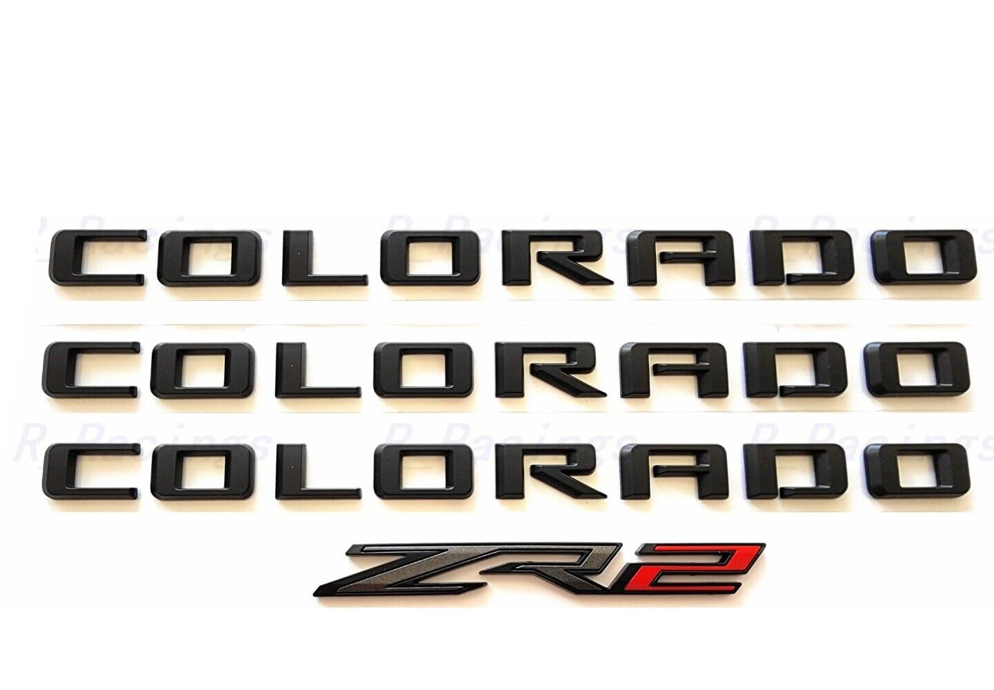 Amazon.com: 4X 2021 +Colorado ZR2 Emblems Badge 3D Door Tailgate
