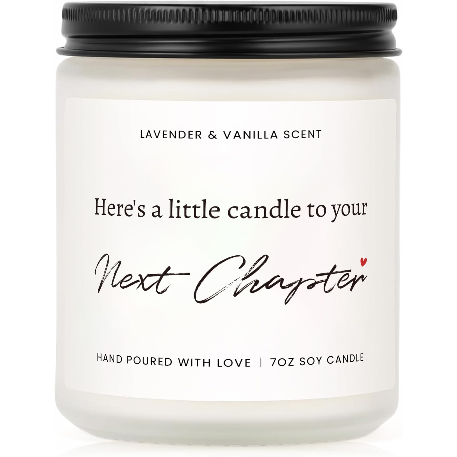 Coworker Leaving Gifts for Women, Next Chapter Soy Candle 7OZ