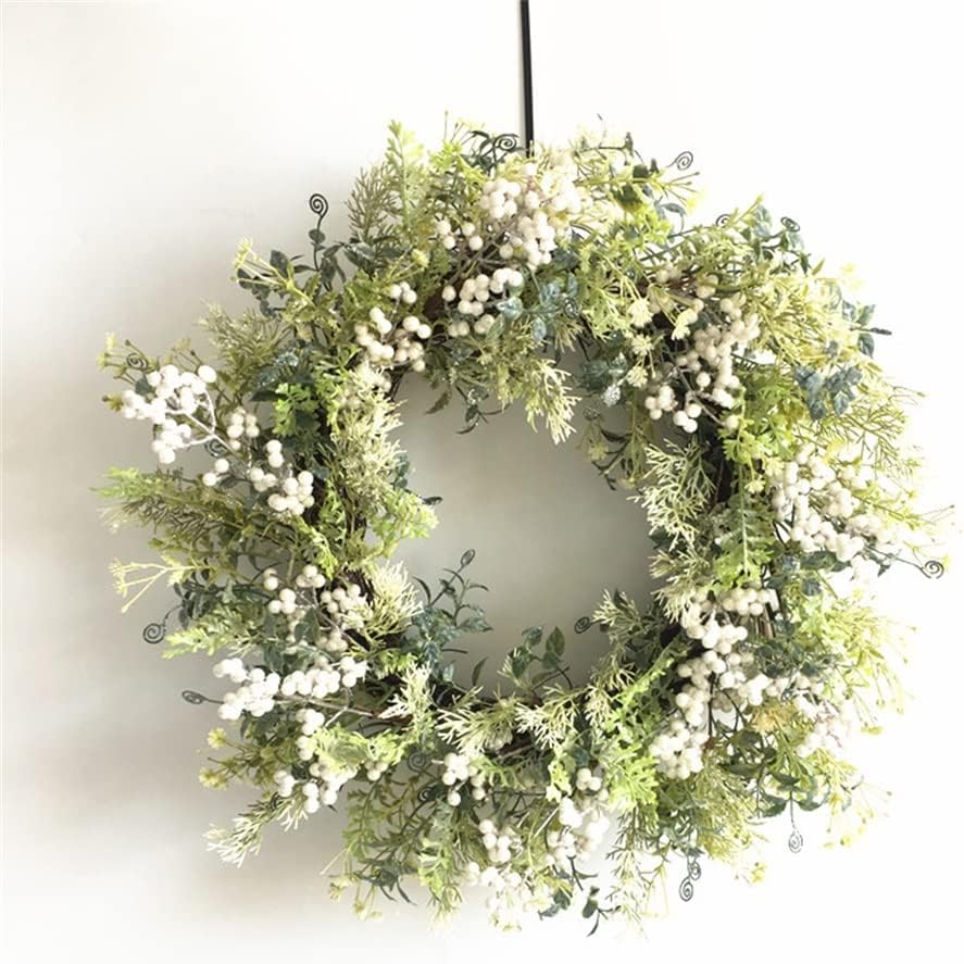 Christmas Wreath Ginkgo Wreath American Door Decoration Simulation Wreath