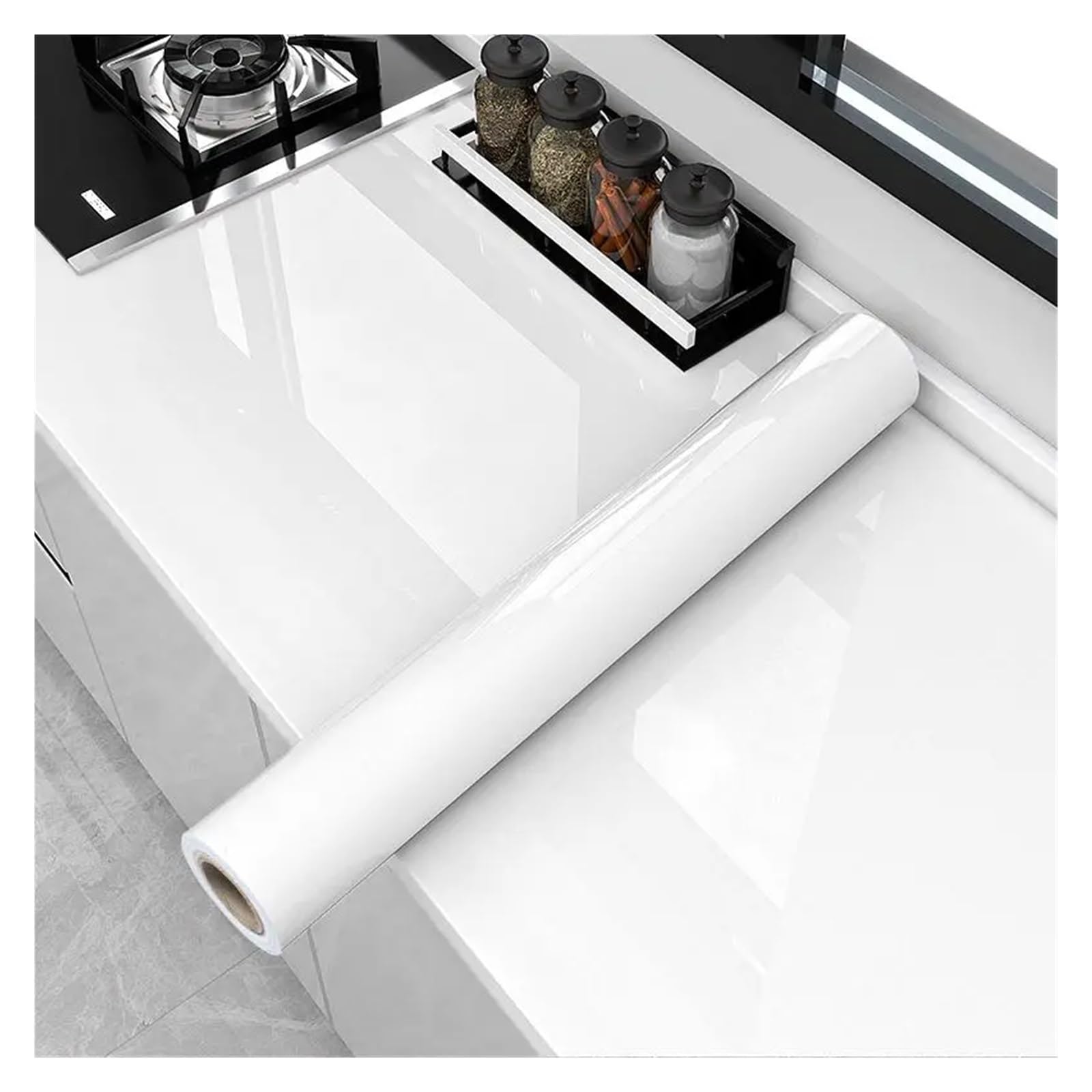 Ayztantine Self-Adhesive Wallpaper 80CM X 10M Marble Wallpaper for Kitchen Self Adhesive Oil Proof Waterproof Thermostability Wall(Color 230,10M X 60CM)
