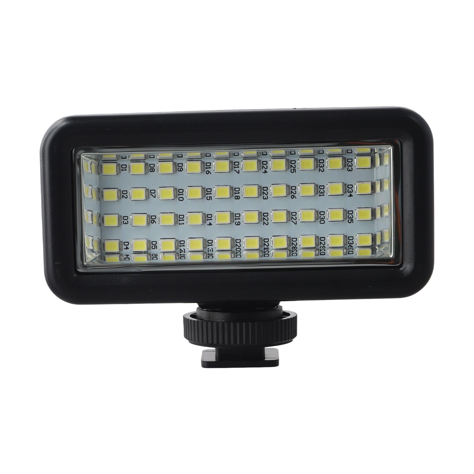 FACAIIO Luce subacquea per action camera, 2500mAh LED Video Fill Light, IPX8 impermeabile 40m, 650-750lm, 6000-6500K