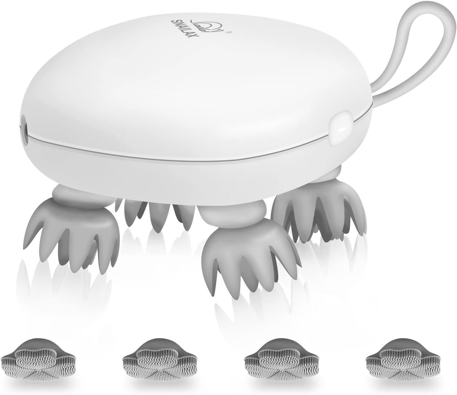 Snailax Head Massager,Portable Cordless Scalp Massager 2 Massage Styles & 3 Modes,Headheld Hair Massager,Head Scratcher for Face,Head,Body Pain Relief,Hair Growth,Stress Relax,Gifts for Men,Women