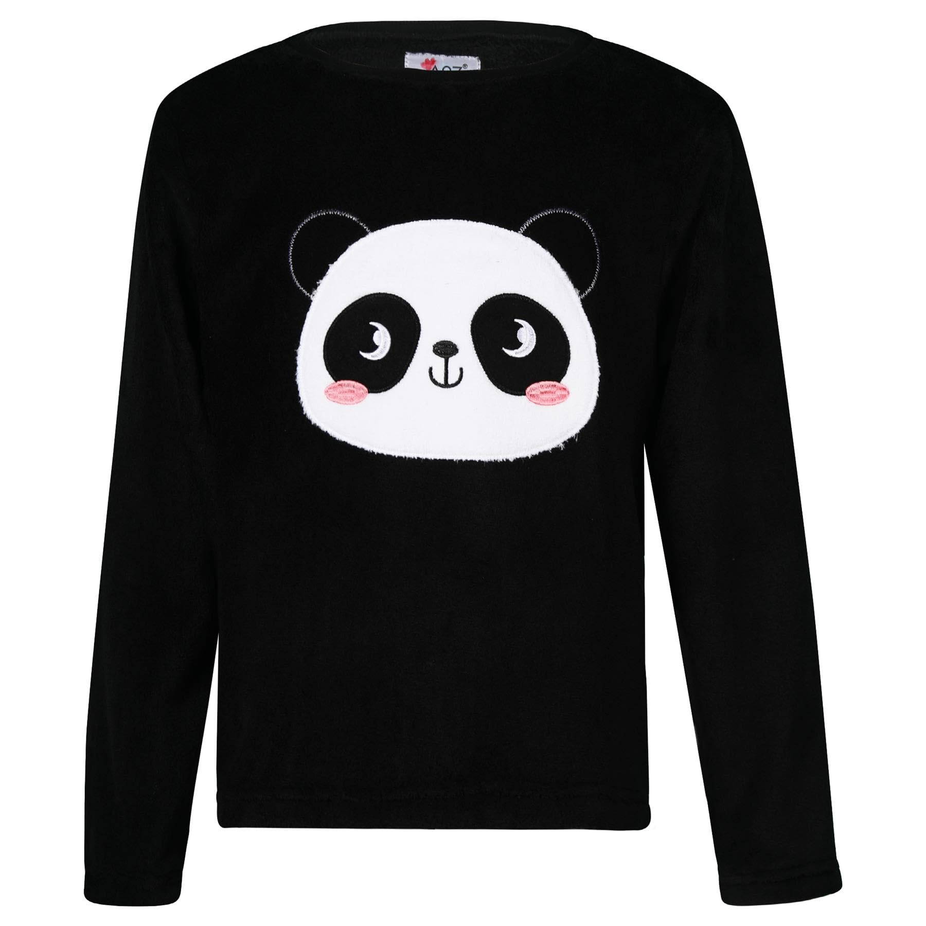 A2Z 4 Kids Bambine Pigiama 2 Pezzi Morbido Soffice Pigiama Abbigliamento da Casa Panda Accogliente Pigiama Completo Comodo Leggero Manica Lunga Top Pantaloni Pigiama Completo età 3-14 Anni