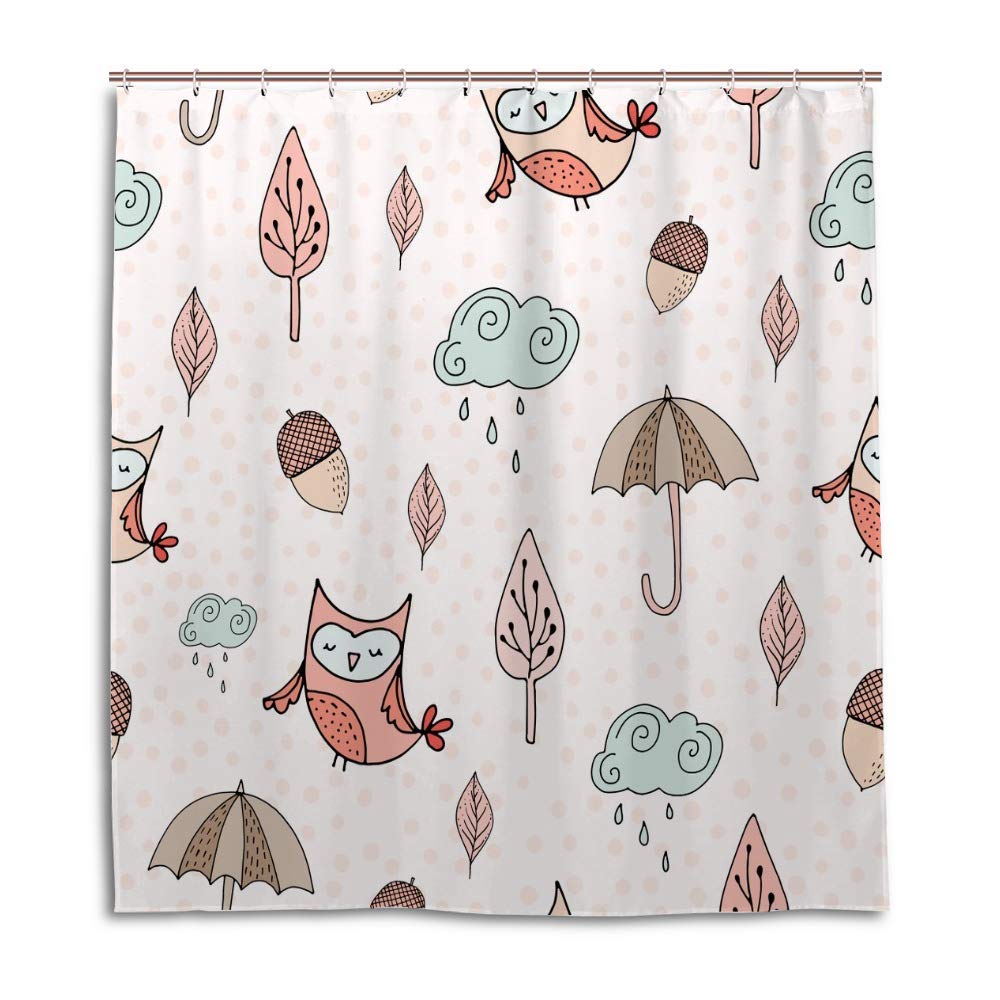 Rideau de douche de qualité supérieure en tissu imperméable de 168 x 183 cm