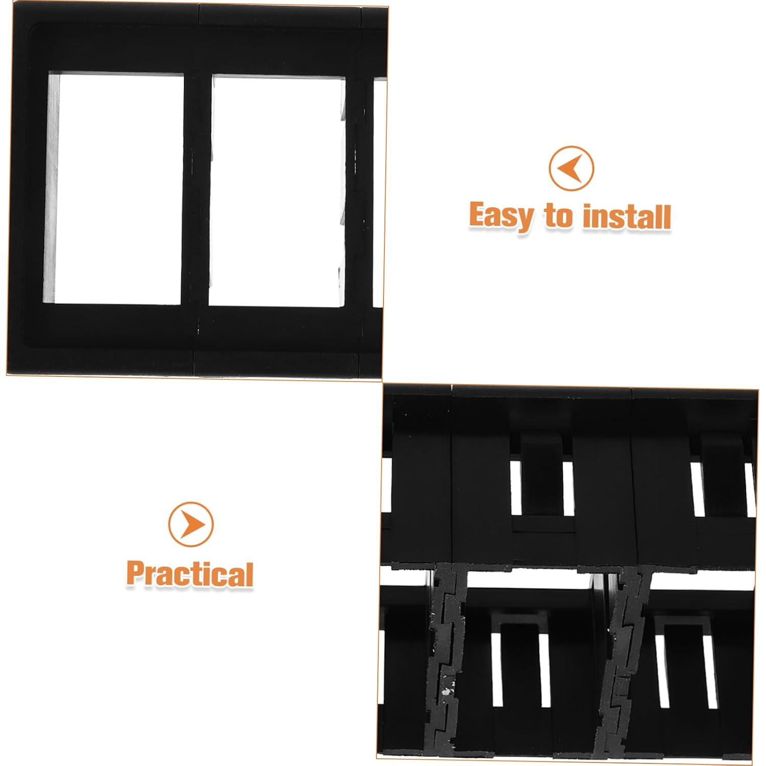 Rocker Switch Panel Clip Housing Automotive Mounting Frame Plastic Yacht Switch Assembly Frame Holder for Cars
