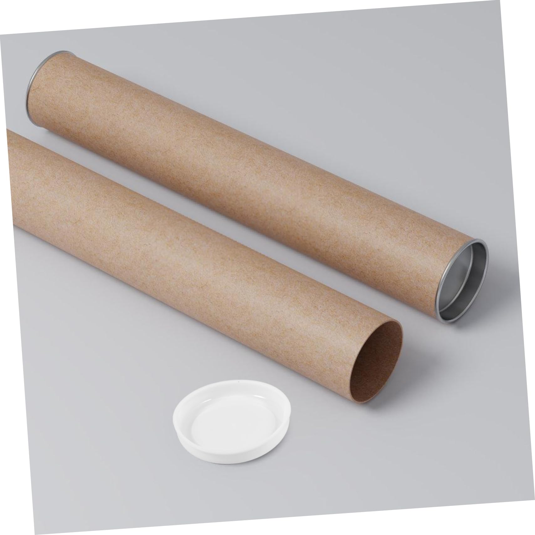 STOBOK 50pièces Embouts Rond Pour Tubes Carton Bouchons De Fin Universels Pour Envoi De Documents Et Stockage